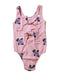 A Pink Sleeveless Bodysuits from Wander & Wonder in size 7Y for girl. (Back View)