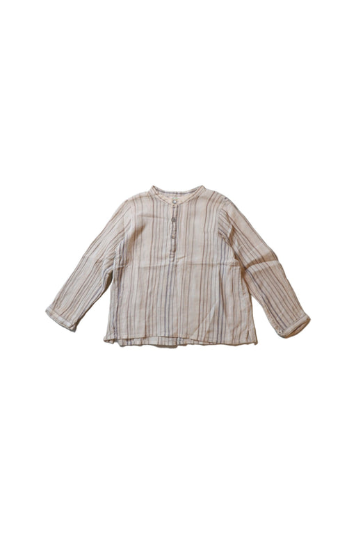 A Ivory Long Sleeve Tops from Bonpoint in size 2T for boy. (Front View)