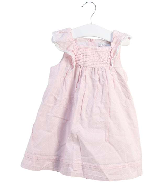 A Pink Sleeveless Dresses from Patachou in size 2T for girl. (Front View)