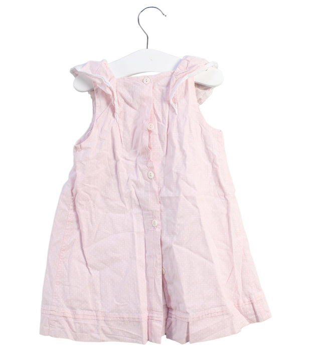 A Pink Sleeveless Dresses from Patachou in size 2T for girl. (Back View)