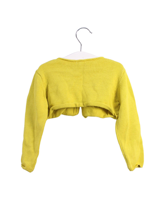 A Yellow Cardigans from Gocco in size 18-24M for girl. (Back View)