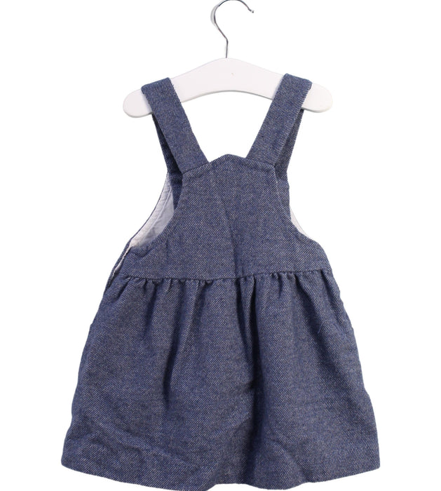 A Blue Overall Dresses from La Coqueta in size 2T for girl. (Back View)