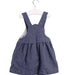 A Blue Overall Dresses from La Coqueta in size 2T for girl. (Back View)