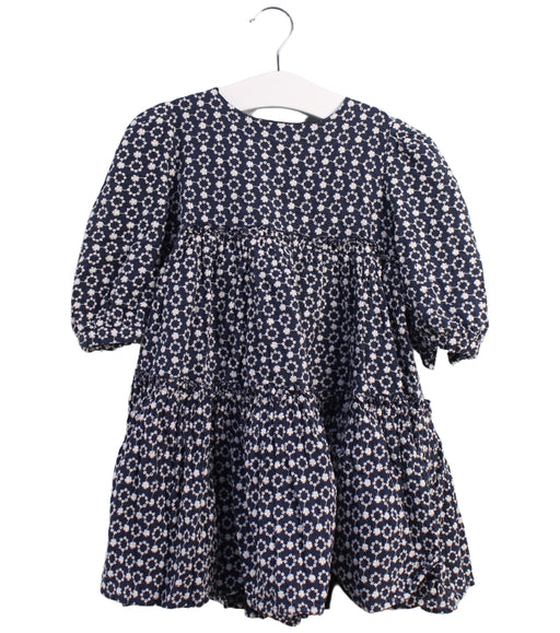 A Grey Long Sleeve Dresses from Sisland in size 4T for girl. (Front View)