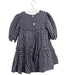 A Grey Long Sleeve Dresses from Sisland in size 4T for girl. (Back View)
