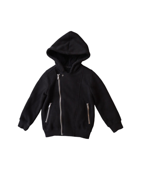 A Black Lightweight Jackets from IKKS in size 3T for boy. (Front View)