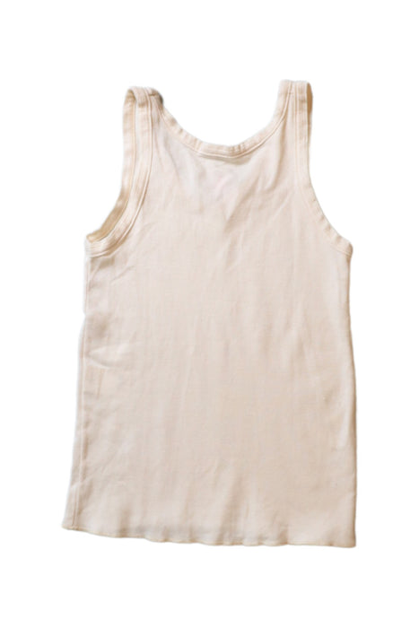 A Ivory Sleeveless Tops from Petit Bateau in size 6T for girl. (Back View)