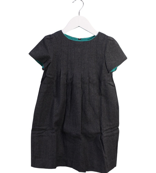 A Black Short Sleeve Dresses from Bonpoint in size 6T for girl. (Front View)