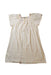 A Ivory Short Sleeve Dresses from Antik Batik in size 6T for girl. (Back View)