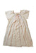 A Ivory Short Sleeve Dresses from Antik Batik in size 6T for girl. (Front View)