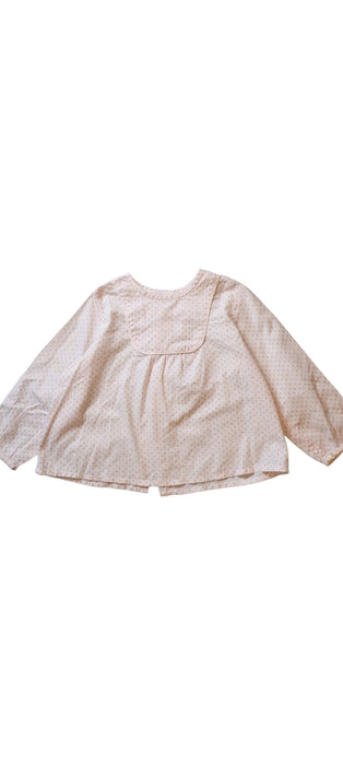 A Pink Long Sleeve Tops from Bonpoint in size 12-18M for girl. (Front View)