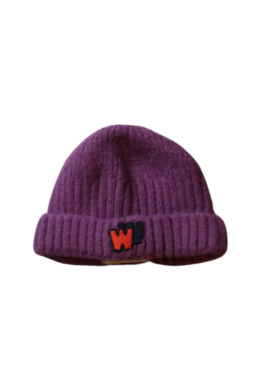 A Purple Winter Hats from Wander & Wonder in size 7Y for girl. (Front View)