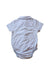 A Blue Short Sleeve Bodysuits from Jojo Maman Bébé in size 6-12M for girl. (Back View)