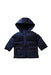A Navy Puffer/Quilted Jackets from Nicholas & Bears in size 4T for boy. (Front View)