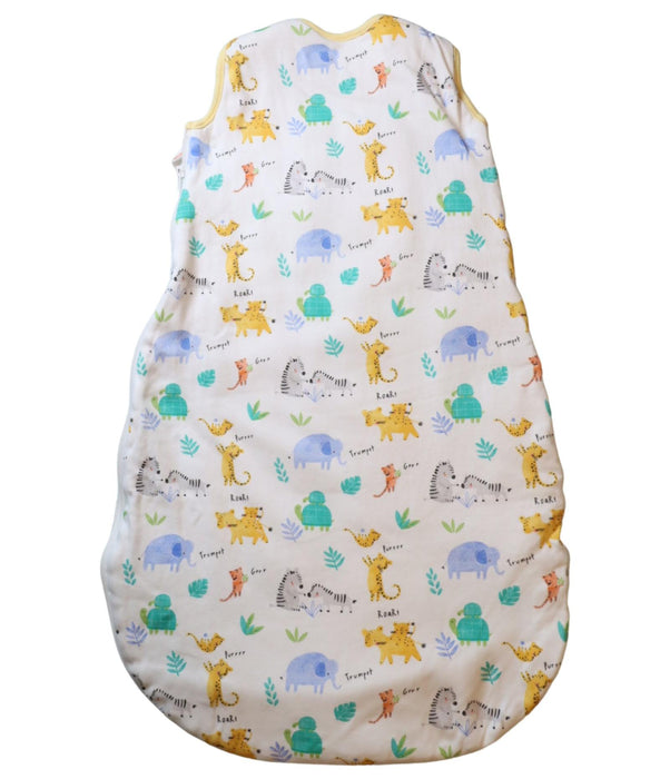 A White Sleepsacs from Mothercare in size 0-3M for neutral. (Back View)