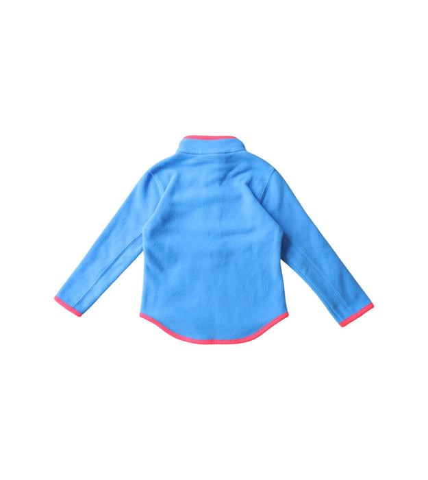 A Blue Zippered Sweatshirts from Under Armour in size 3T for girl. (Back View)