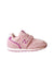 A Pink Sneakers from New Balance in size 4T for girl. (Back View)