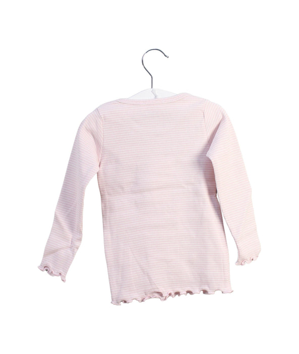 A Pink Long Sleeve Tops from Jamie Kay in size 6-12M for girl. (Back View)