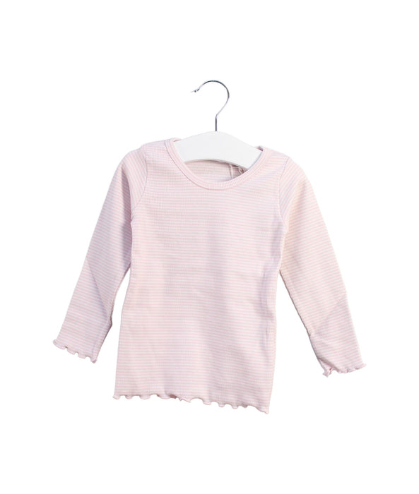 A White Long Sleeve Tops from Jamie Kay in size 6-12M for girl. (Front View)