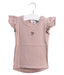 A Pink Short Sleeve Tops from Jamie Kay in size 6-12M for girl. (Front View)