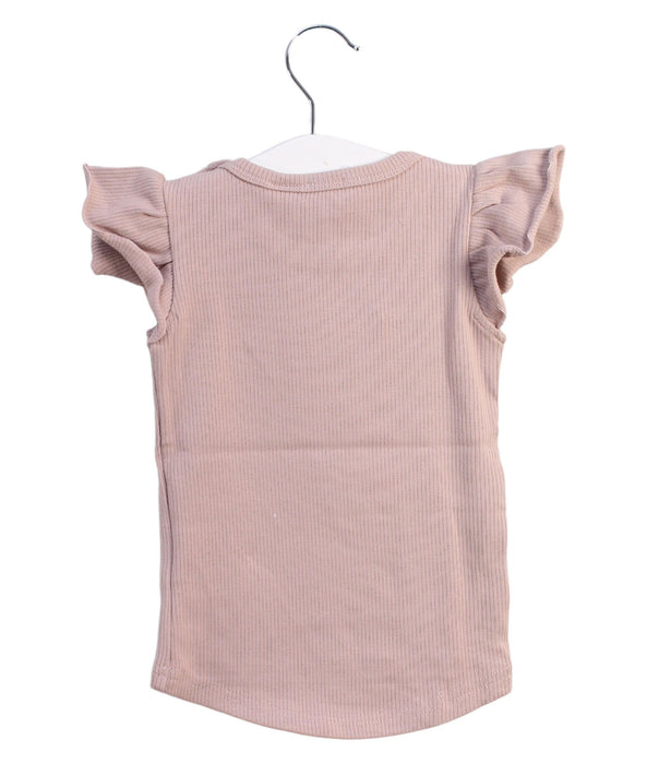 A Pink Short Sleeve Tops from Jamie Kay in size 6-12M for girl. (Back View)