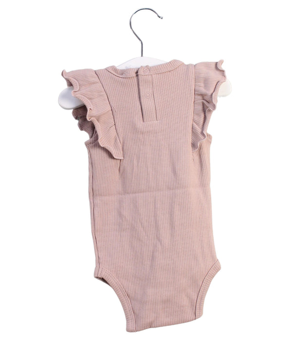 A Pink Sleeveless Bodysuits from Jamie Kay in size 3-6M for girl. (Back View)