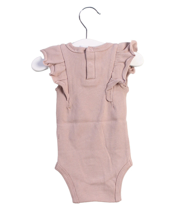 A Pink Sleeveless Bodysuits from Jamie Kay in size 0-3M for girl. (Back View)