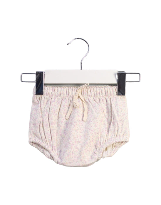 A White Bloomers from Jamie Kay in size 0-3M for girl. (Front View)