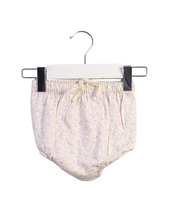 A White Bloomers from Jamie Kay in size 3-6M for girl. (Front View)