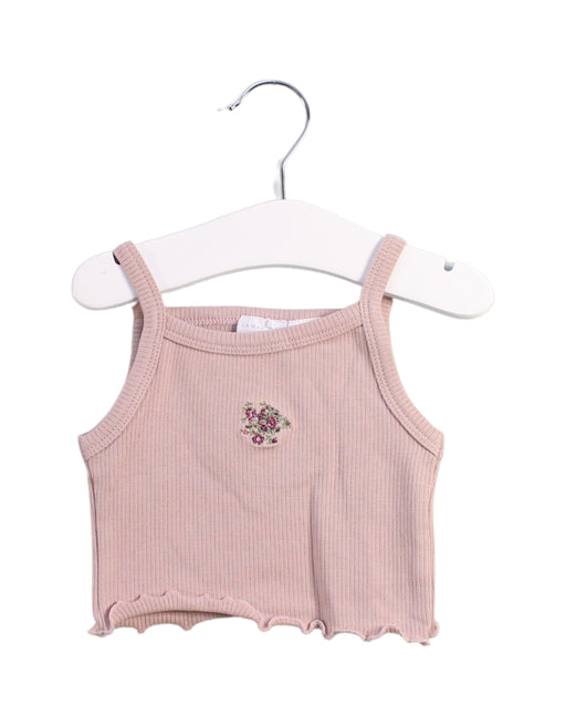 A Pink Sleeveless Tops from Jamie Kay in size 6-12M for girl. (Front View)