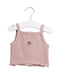 A Pink Sleeveless Tops from Jamie Kay in size 6-12M for girl. (Front View)