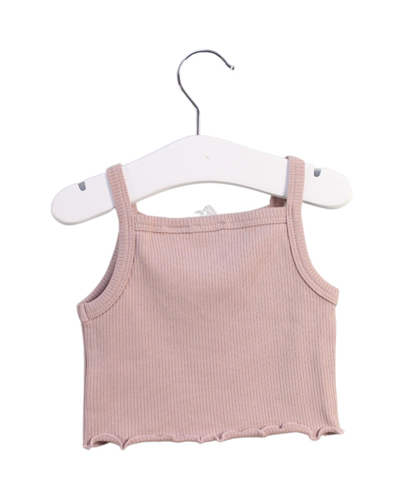 A Pink Sleeveless Tops from Jamie Kay in size 6-12M for girl. (Back View)