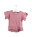 A Pink Short Sleeve Tops from Jamie Kay in size 6-12M for girl. (Front View)