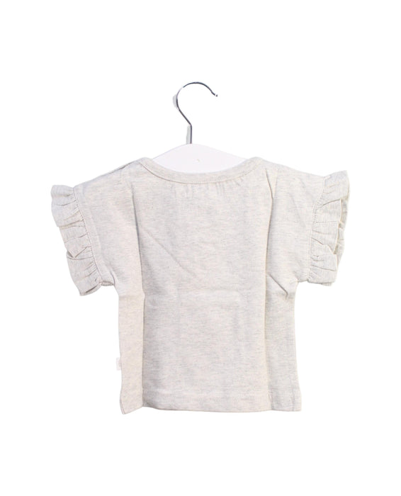 A White Short Sleeve Tops from Jamie Kay in size 6-12M for girl. (Back View)