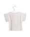 A White Short Sleeve Tops from Jamie Kay in size 6-12M for girl. (Back View)