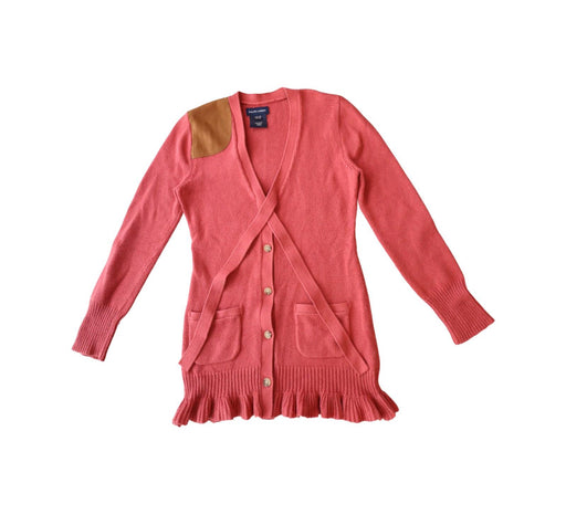 A Pink Cardigans from Ralph Lauren in size 8Y for girl. (Front View)