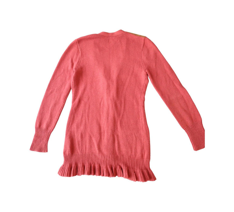 A Pink Cardigans from Ralph Lauren in size 8Y for girl. (Back View)