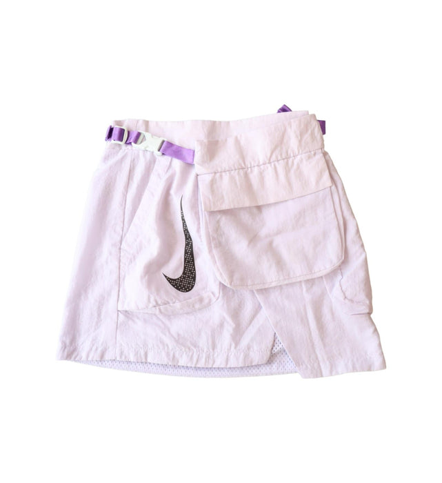 A Purple Active Skirts from Nike in size 10Y for girl. (Front View)