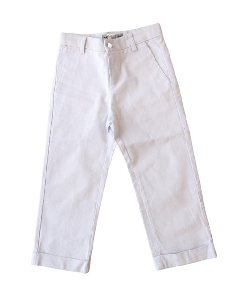 A Grey Dress Pants from Bonpoint in size 3T for boy. (Front View)