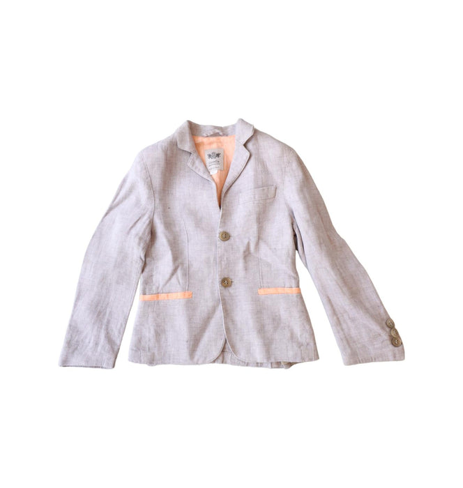 A Grey Blazers from Gusella in size 4T for boy. (Front View)