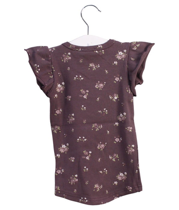 A Brown Short Sleeve Tops from Jamie Kay in size 6-12M for girl. (Back View)