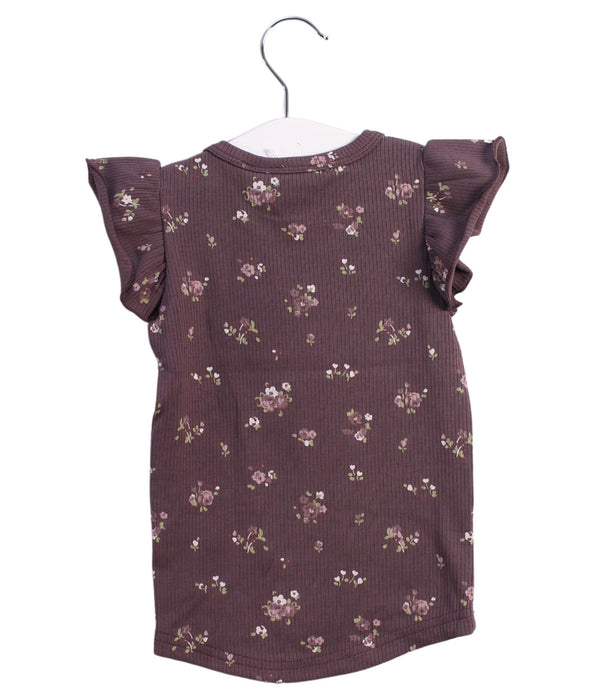 A Brown Short Sleeve Tops from Jamie Kay in size 6-12M for girl. (Back View)