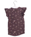 A Brown Short Sleeve Tops from Jamie Kay in size 6-12M for girl. (Back View)