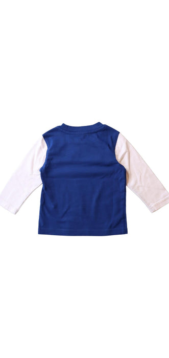 A Blue Long Sleeve Tops from Calvin Klein in size 6-12M for boy. (Back View)