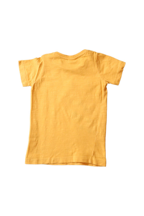 A Yellow Short Sleeve T Shirts from Seed in size 12-18M for boy. (Back View)