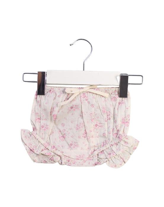 A White Bloomers from Jamie Kay in size 0-3M for girl. (Front View)