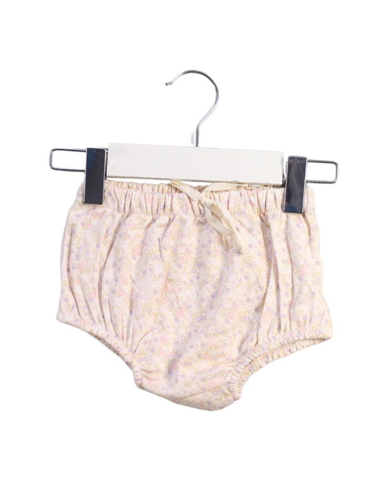 A White Bloomers from Jamie Kay in size 3-6M for girl. (Front View)