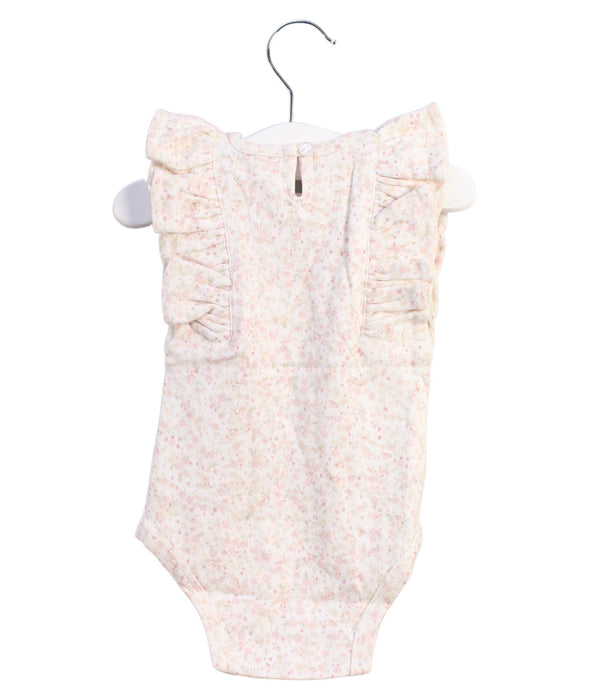 A White Sleeveless Bodysuits from Jamie Kay in size 3-6M for girl. (Back View)