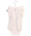 A White Sleeveless Bodysuits from Jamie Kay in size 3-6M for girl. (Back View)