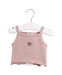 A Taupe Sleeveless Tops from Jamie Kay in size 6-12M for girl. (Front View)